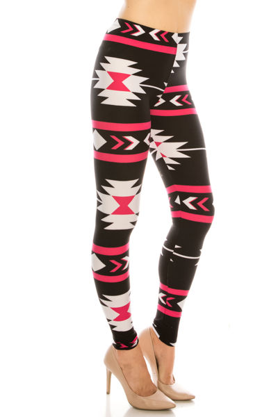 Picture of 1" BAND PRINT Leggings BAT#1-  ONE SIZE